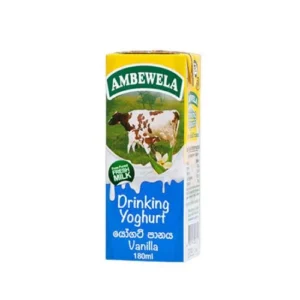 Ambewela Vanilla Drinking Yoghurt Tetra 180Ml